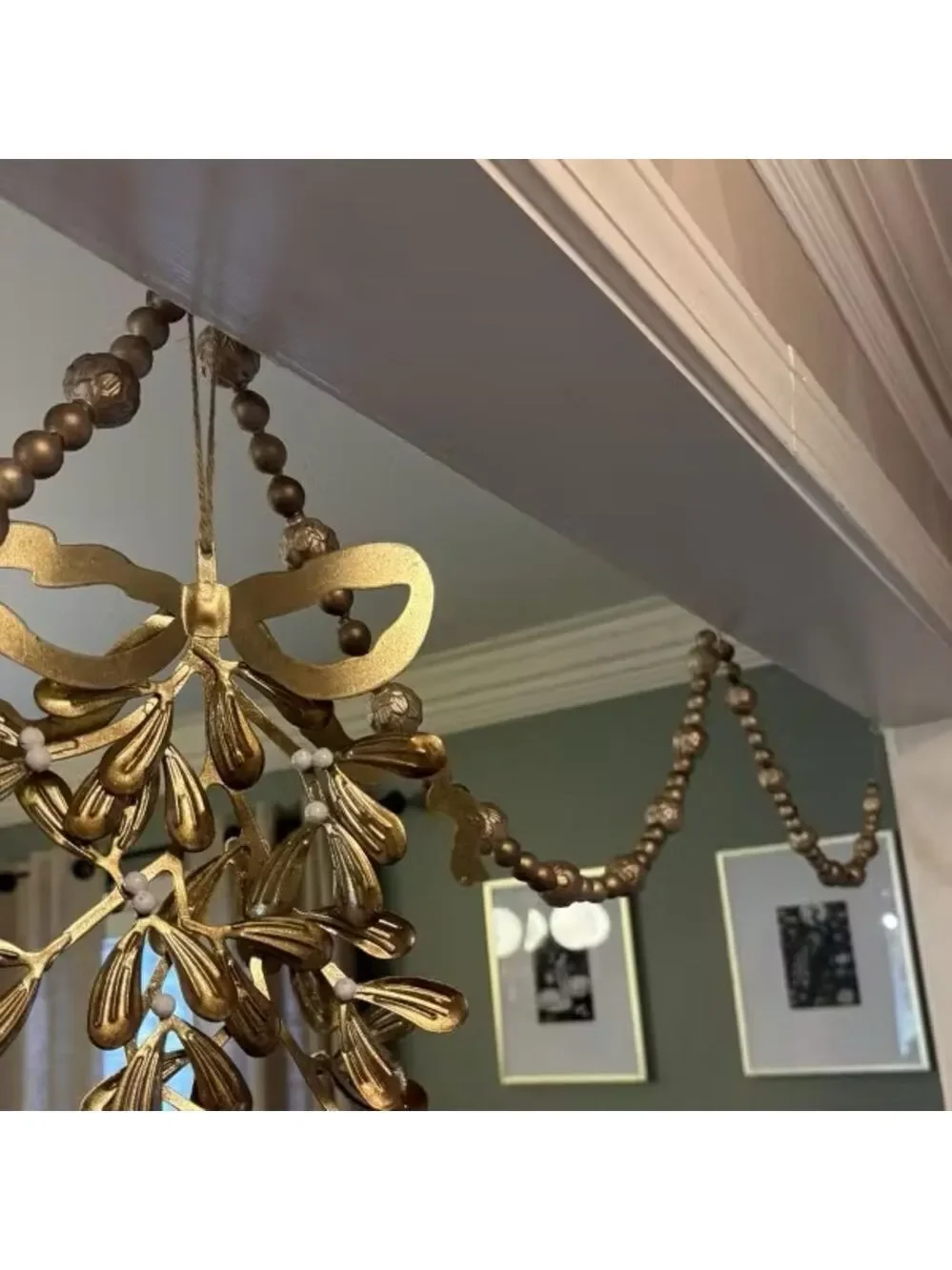 Gold Bead Christmas Garland - Threshold™ designed with Studio McGee